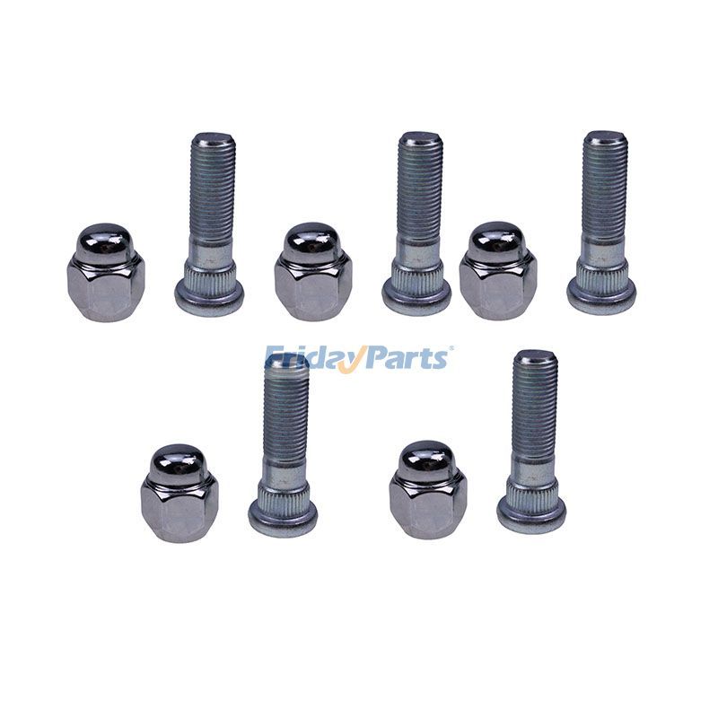 5 Pieces Wheel Hub Bolt Stud & Nut Set 28365FE001 28171AJ000 for Subaru Impreza Tribeca Legacy Outback Ester BRZ Crosstrek 2006-2019