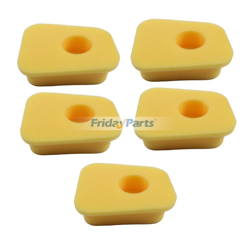5 Pieces Yellow Foam Air Filter 27987 27987S for Briggs & Stratton 2-5HP Horizontal Engine
