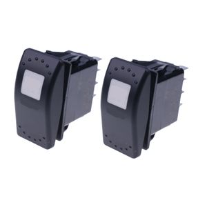 2Pieces 5 Pin 20A 12V On-Off-On Rocker Switch 715004445 for Can-Am UTV ...