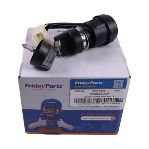 Ign Switch 5pin 5-Wire 5-Pin Ignition Switch with Key 6800S501A for Engine 170F 178FA ...