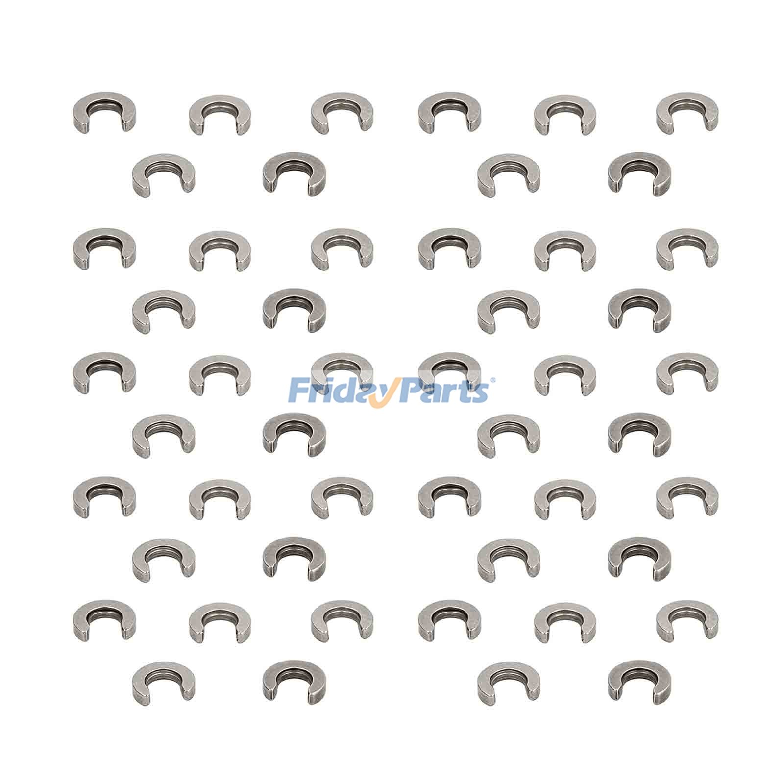 50 Pieces Common Rail Fuel Injector Calibration Shim Set Replacement for Bosch F00ZC99175