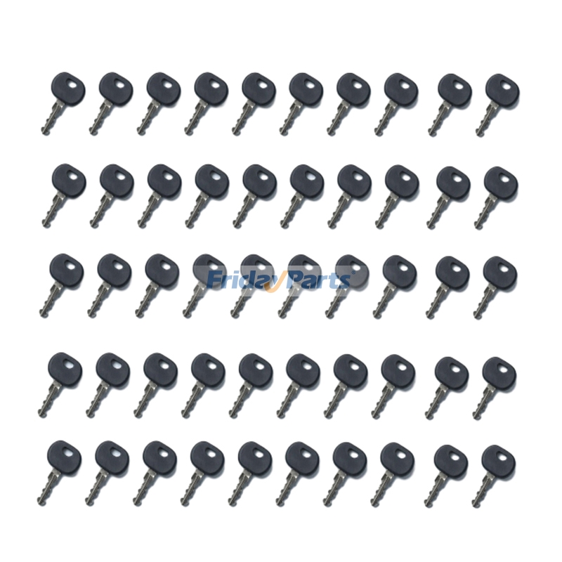 50 Pieces Ignition Key 3643912 for Takeuchi Loader TW50 TW60 TW65 TW65-2 TW80 TW80-2 TW80-3 TW95