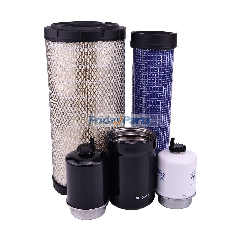 500 Hour Filter Kit for John Deere 4045D PowerTech Engine 310G 310SG 315SG Backhoe Loader