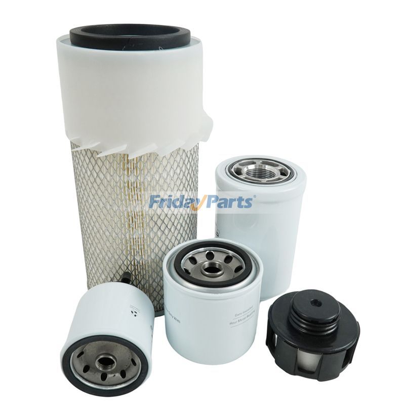FridayParts Filtersatz für 500-Stunden-Wartung Kompaktlader