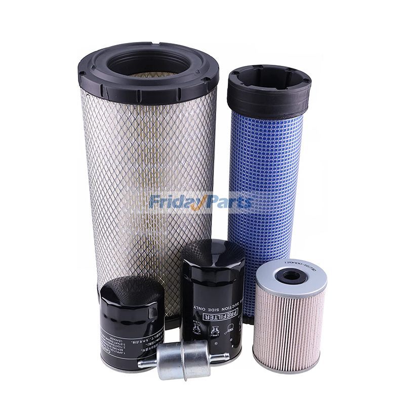 Kit de filtros de 500 horas para minicargadoras John Deere 330G 332G 331G 333G de FridayParts