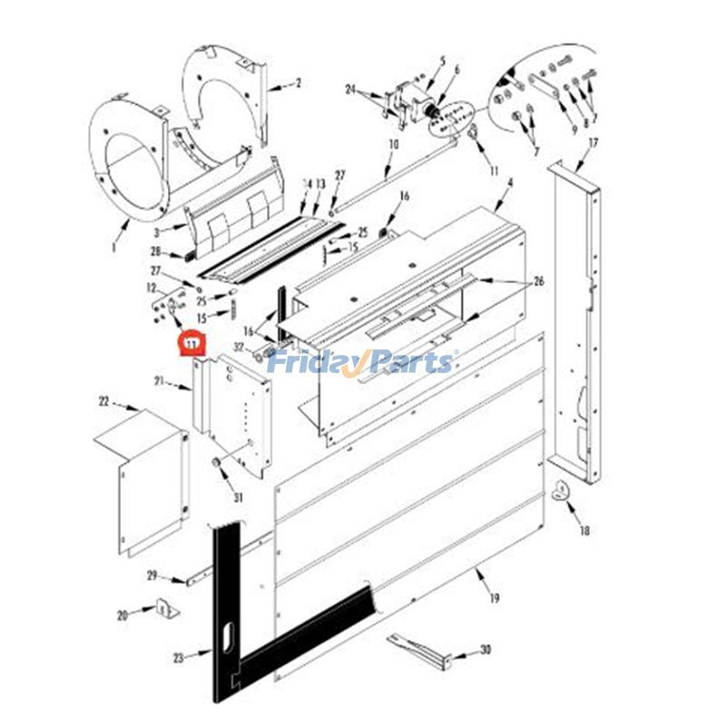 Amortiguador de cojinetes 99-6565 para sistemas de refrigeración de transporte Thermo King Spectrum Whisper Pro Sentry II (50 unidades) Para Thermo King