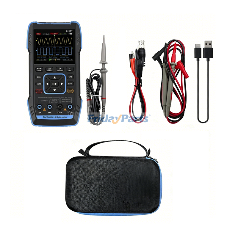 50M Portable 3 In 1 Digttal Dual-Channel Oscilloscope Multimeter Signal Generator 2C53T Premium Quality With 3-Year Warranty