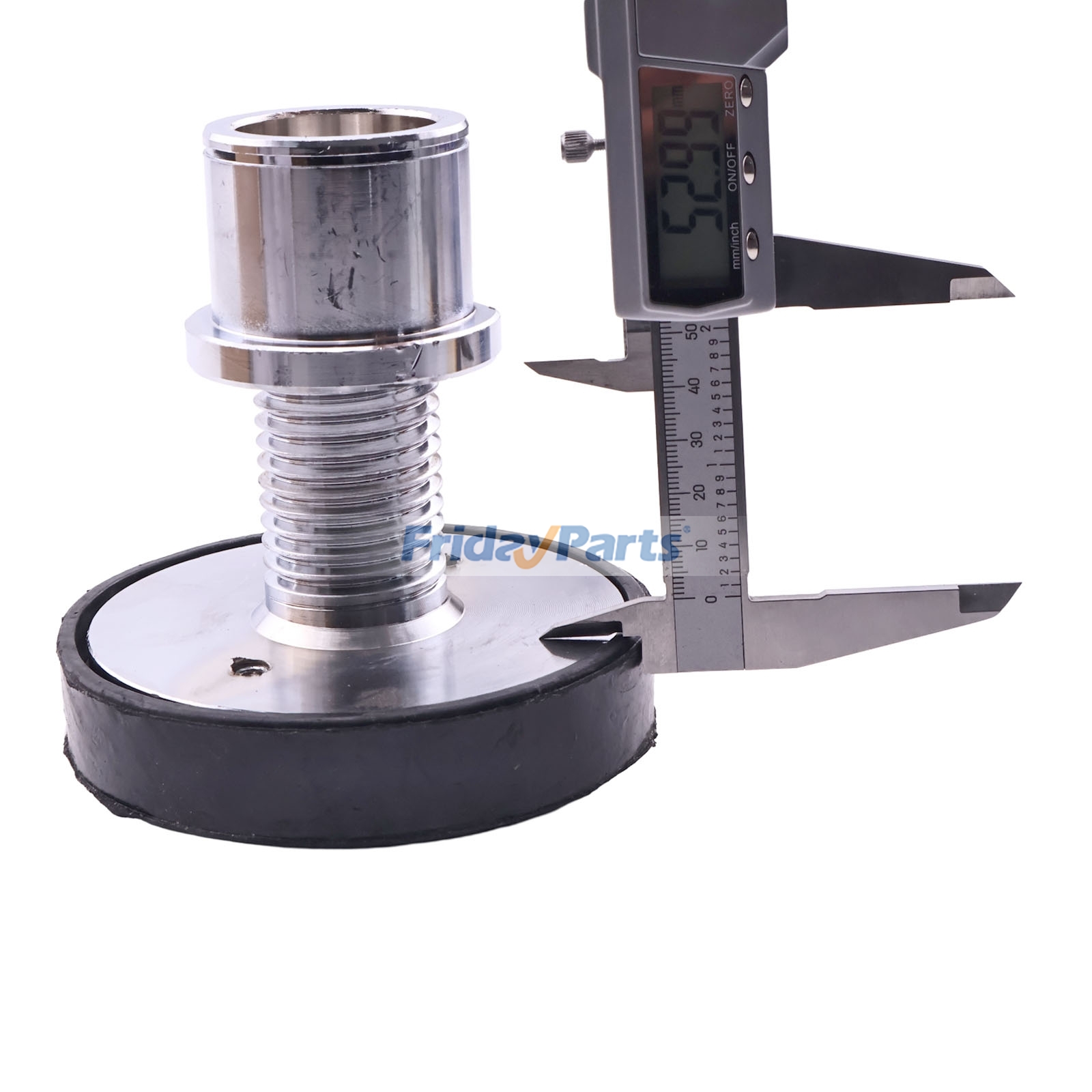 FridayParts 50mm Car Lift Rubber Tray Heightening Feet Plus High Leg Pads Shaft Diameter