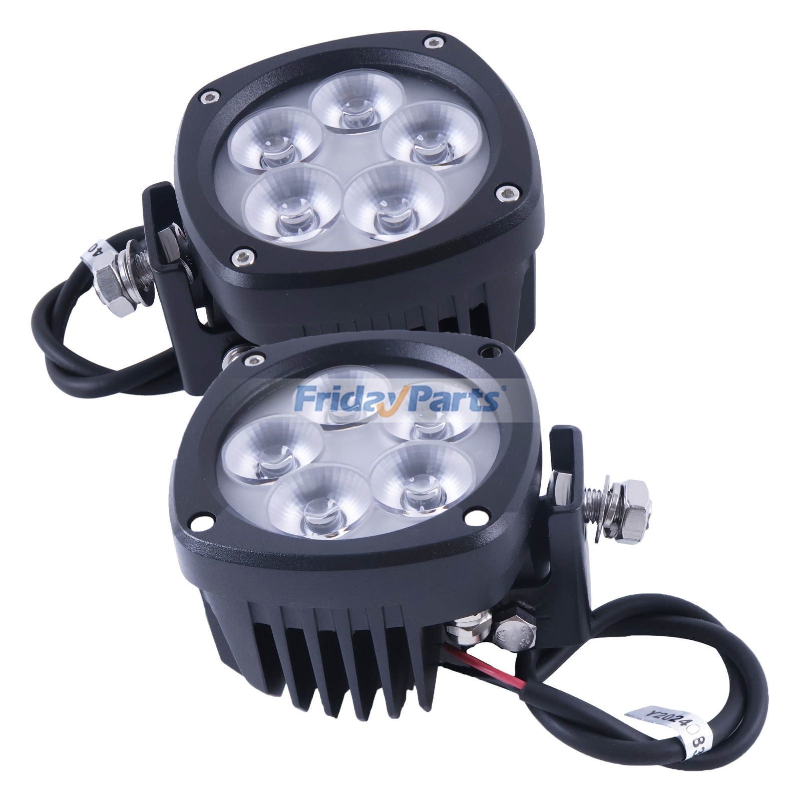 2 Pieces 50W LED Work Light AT305931 AT443224 for John Deere Excavator 310K 315SL 410C Loader 544D 624G 710K 770D 870D 210LE 344E 524K 624J 744J 844K 850K 944K 