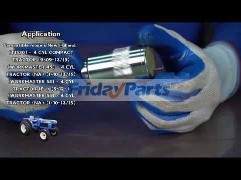 Solénoïde d'arrêt de carburant 12 V SBA pour Shibaura New Holland TC23 TC24D TC25 TC29 TC30 TC33 TC34 TC35 TC40 TC45 de FridayParts