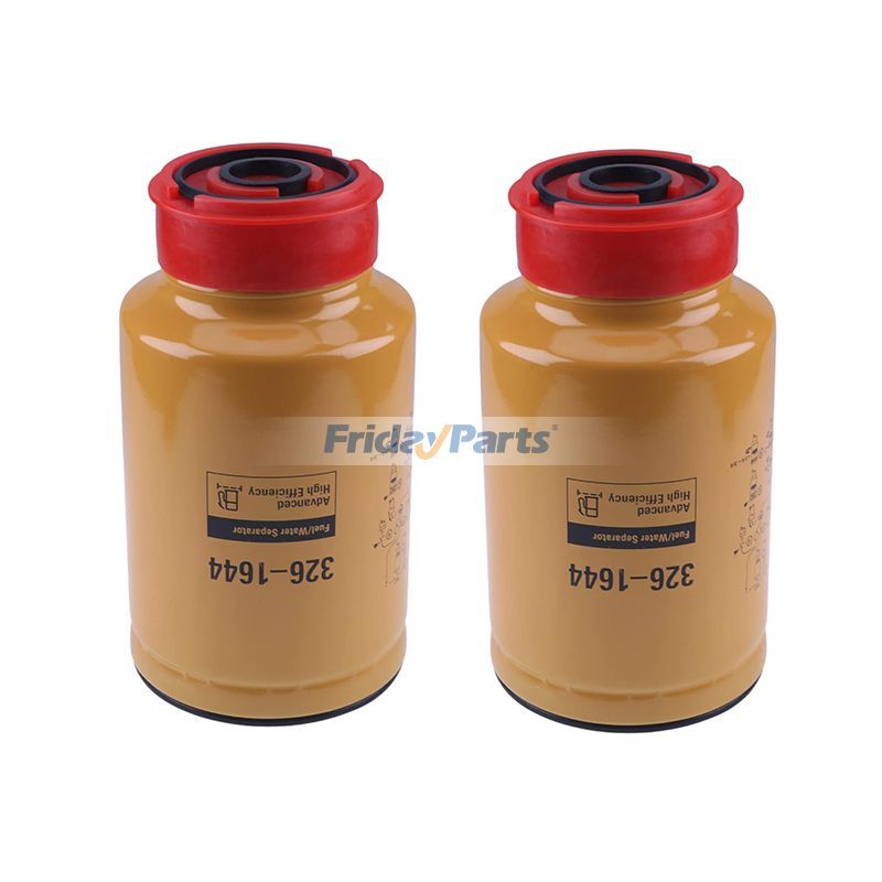 2 stücke Elektronische Kraftstoffeinspritzung Kraftstofffilter 1R-0771 326-1643 Für Caterpillar Bagger CAT E365