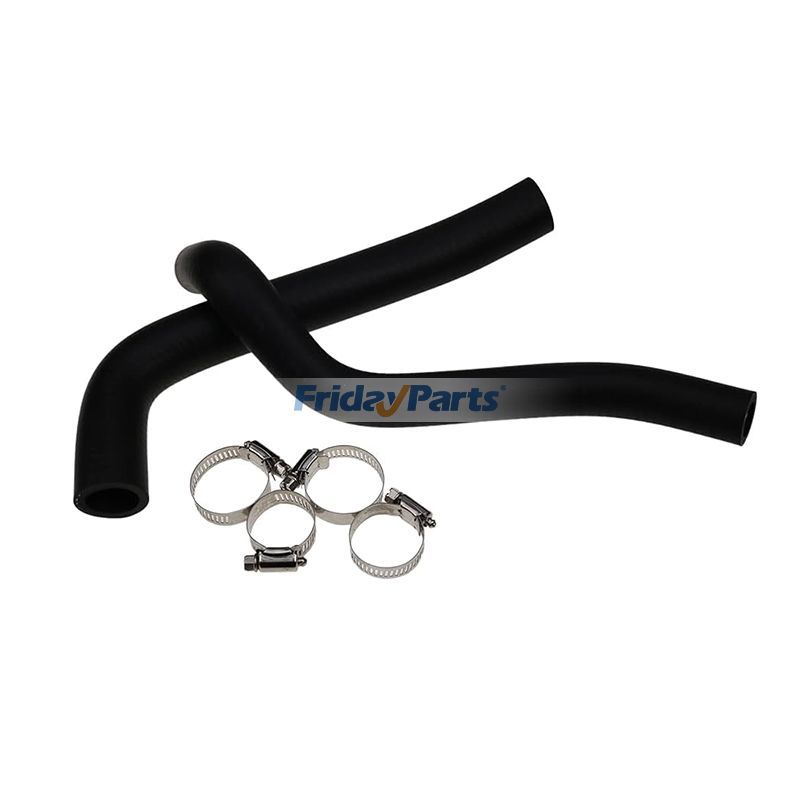 Kit de ventilation de tuyau de remplissage de réservoir d'essence avec colliers de serrage 17740.03 5357970 17741.01 5357971 pour Jeep CJ7 1978-1985