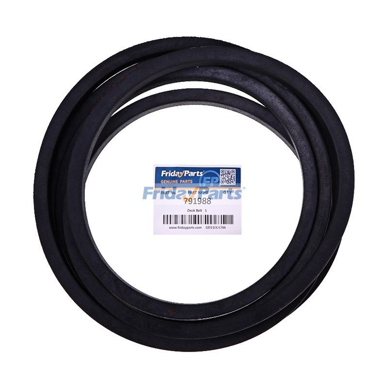 Correa de plataforma de 52" para cortadora de césped de giro cero Stens 265-336 Hustler 791988 MTD Cub Cadet 15190 para Cortacésped