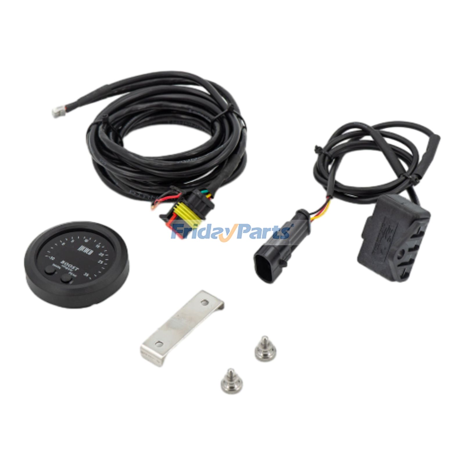 52mm Digital -30 in/Hg to 35 PSI Electronic Vacuum & Turbo Boost Meter BTM-Y-CB-02 for Car Truck Motorcycle