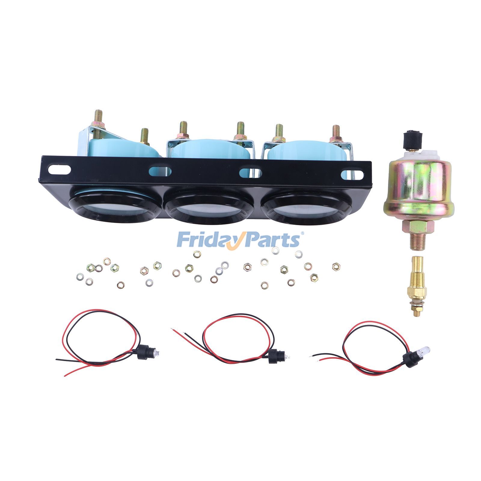 Water Temp Volts & Oil Pressure Auto Gauge Kit in Stock in China,China Stock