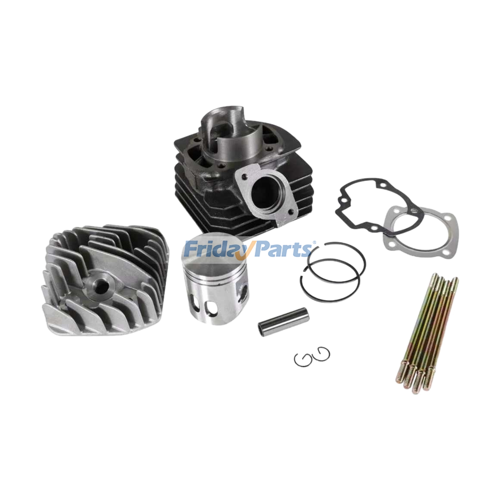 Kit de juntas, anillos y pistón de cilindro de 56 mm para motor YinXiang 1P56FMJ