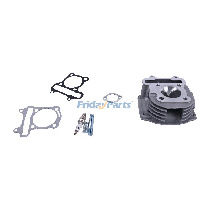 Kit de reconstrucción de pistón de cilindro de extremo superior de 57,4 mm para scooter, kart, buggy y GY6 de 150 cc y 150 cc de FridayParts