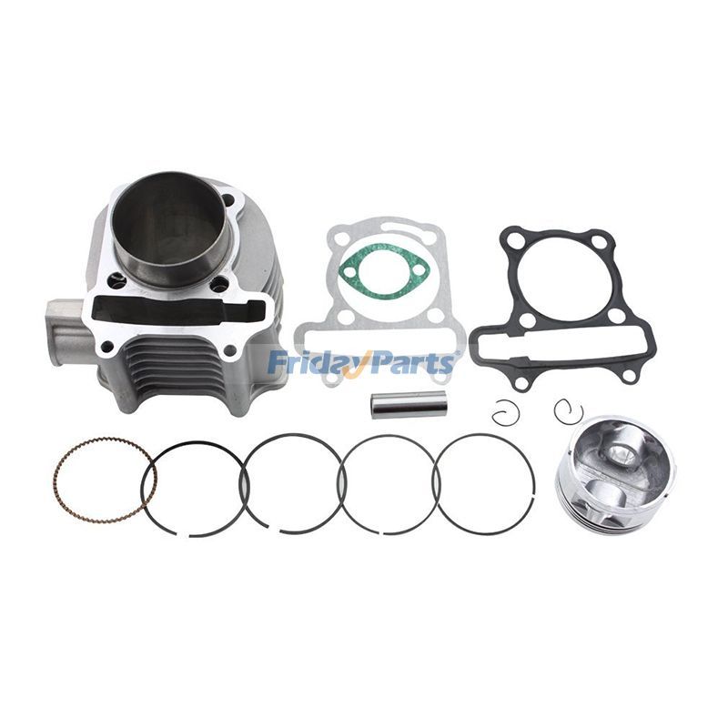 57.4mm Cylinder Kit for GY6 4 Stroke 125cc 150cc 157QMJ 152QMI TaoTao Quads Go Kart Motorcycle Scooter