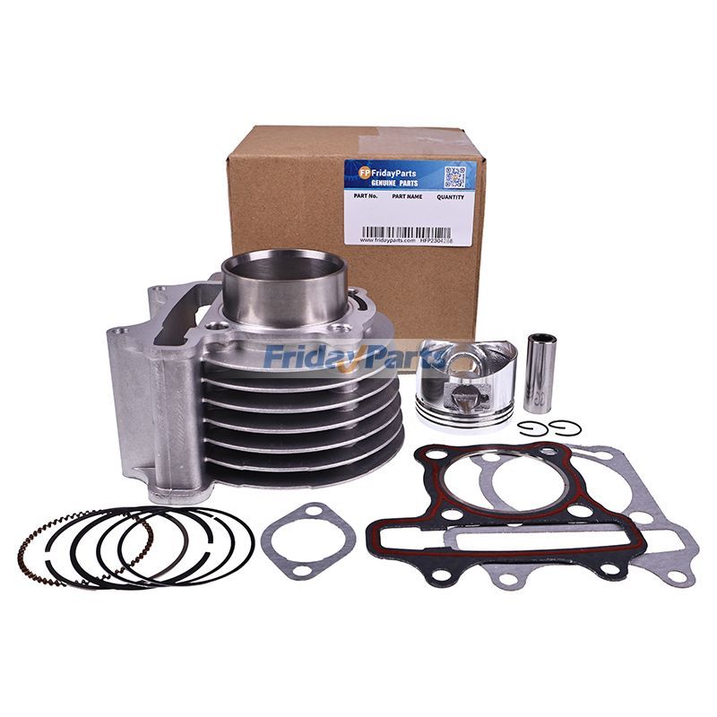 57.4mm Cylinder Piston Gasket Kit for GY6 150cc 125cc Scooter ATV Go Kart