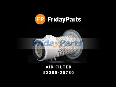 Filtro de aire 52300-25780 15852-11082 15852-11220 para Kubota KH-007H KH-21H KX41H B1550D B1750D G1700 G2000 G3200 T1400H para Excavadora,Generador,Cortacésped,Tractor Para KUBOTA FridayParts