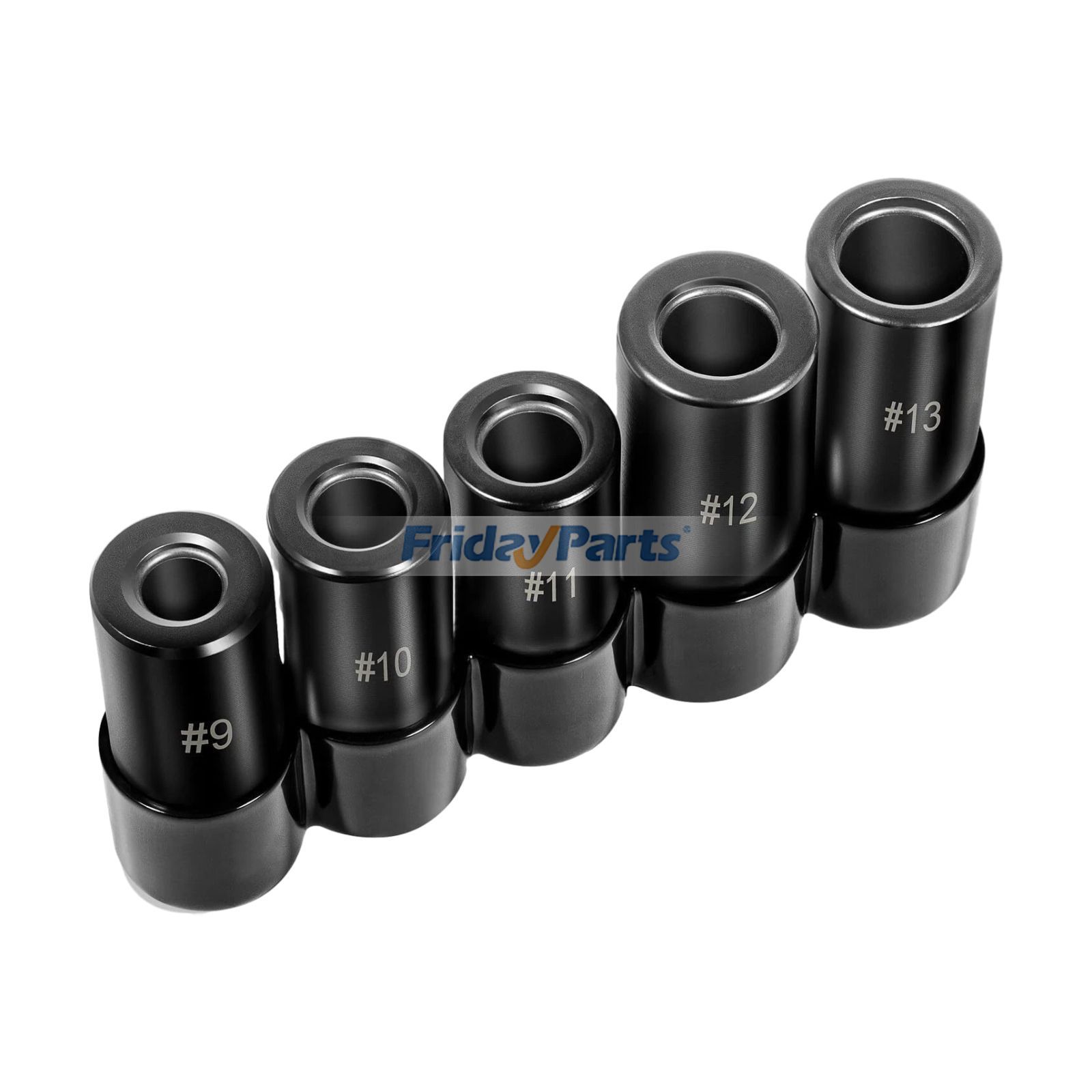 Jeu de douilles taraudées 5/8", 11/16", 3/4", 7/8" et 1" pour véhicule (71670)