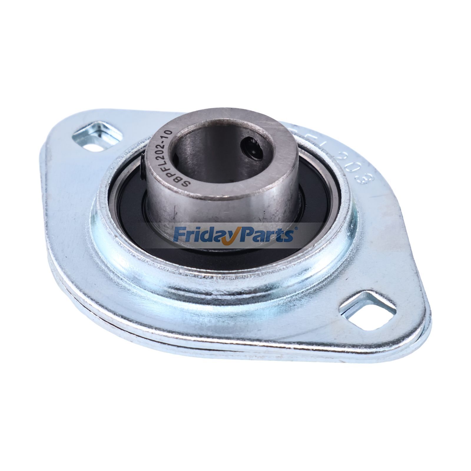 5/8" Pressed Steel Two Bolt Flange Bearing SBPFL202-10 SBSFL202-10 fo Tractor Harvester Excavator