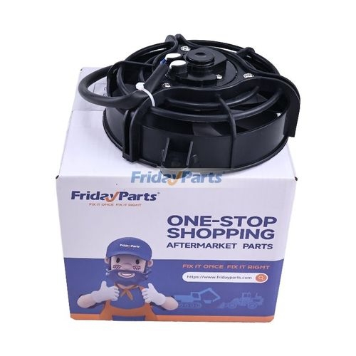 5 Inch Universal Motorcycle Radiator Cooling Fan Oil Cooler Water ...