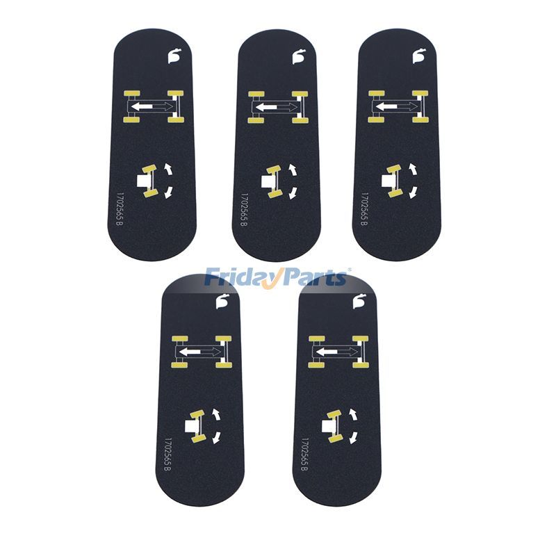 5 PCS Drive Steer Decal 1702565 for JLG Boom Lift 460SJ 600S 601S 800S 600A 450A 1250AJP E300A E400A