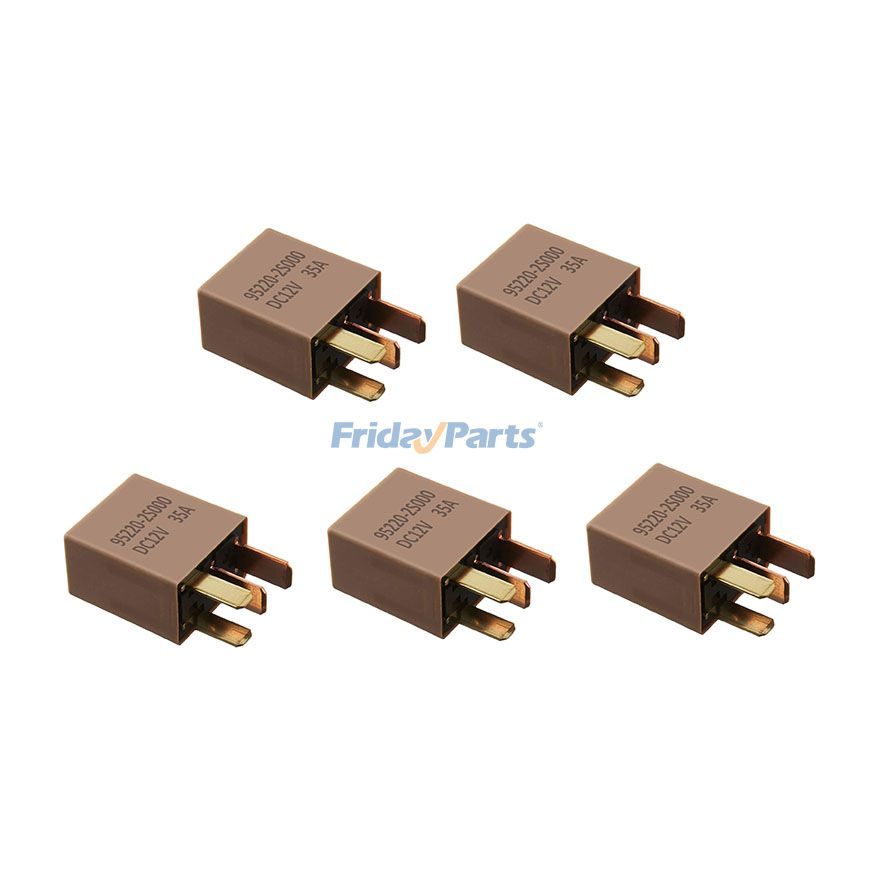 5 stück 12V 35A Relais 95220-2S000 für Hyundai Accent Elantra Genesis Santa FE Santa Tucson Kia Carnival Rio Sedona Sorento Sportage