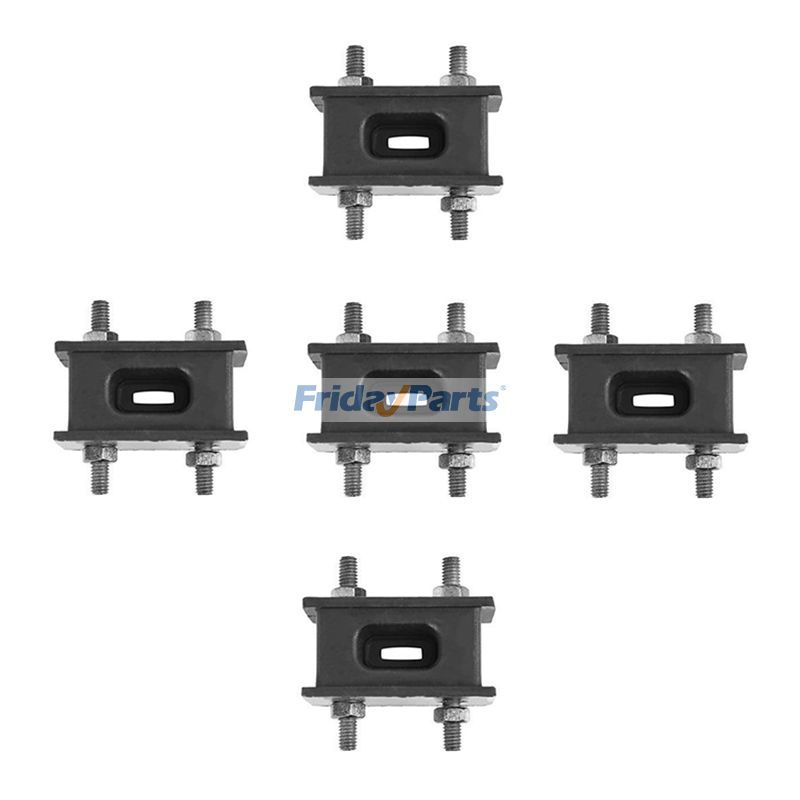 Lot de 5 coussinets de tuyau d'échappement 17567-61030 pour moteur Toyota 11B 12HT 13B 13BT 14B 14BT 1HDT Toyota Truck Dyna ToyoAce