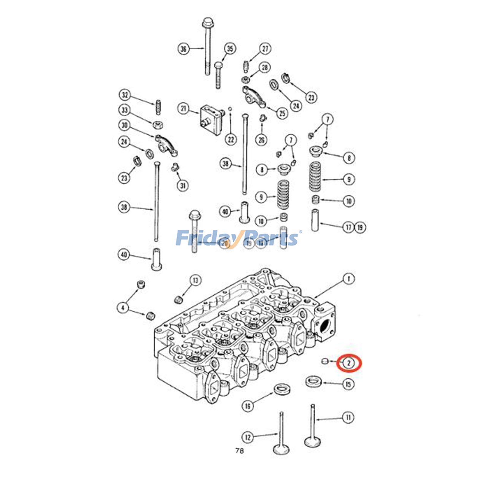 Expansion Plug for Dozer,Engine,Excavator,Harvester,Loader,Motor Grader,Tractor