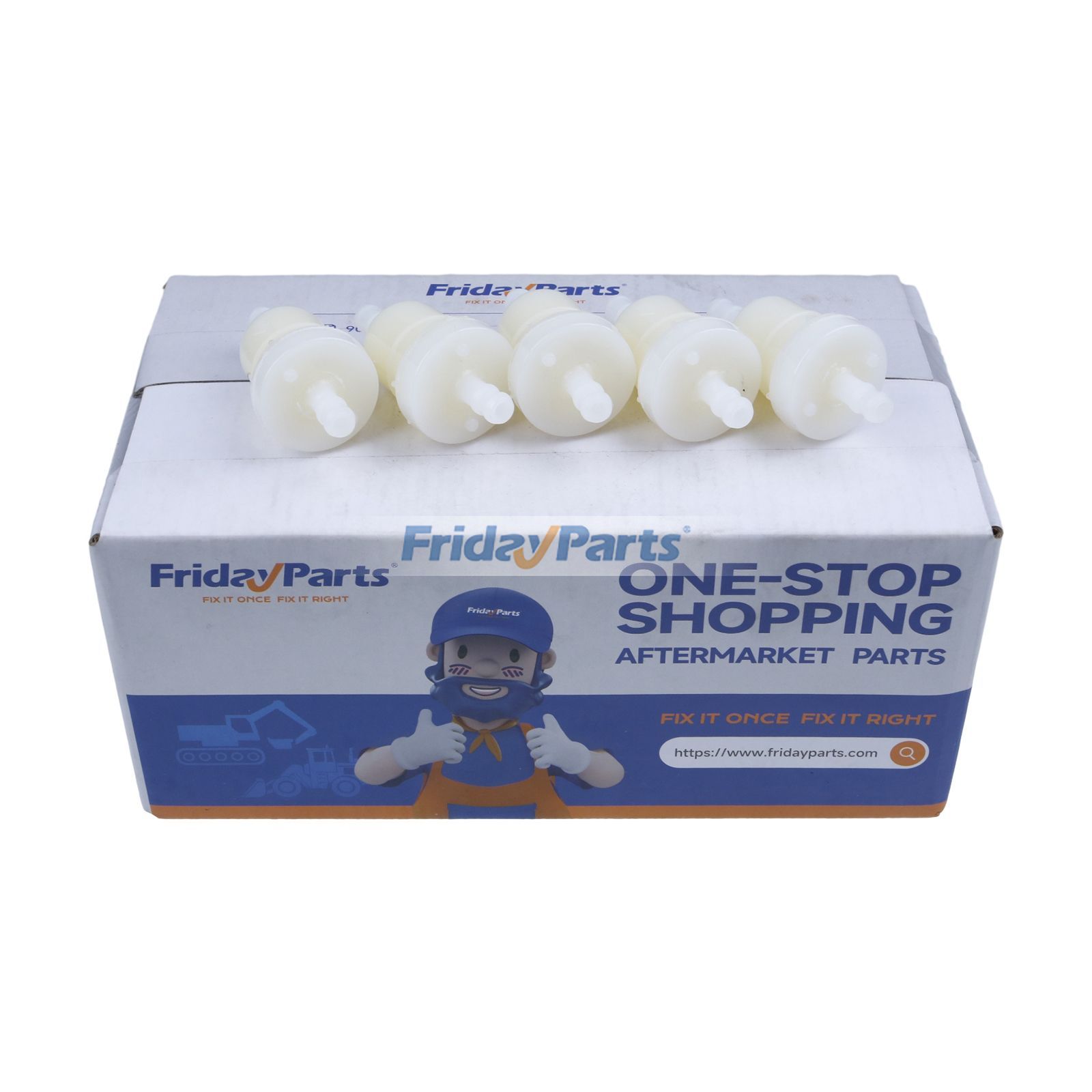 5 Pieces Fuel Filter 16910-ZE8-015 for Honda Engine GX610 GX620 GX670 GXV390 GXV340 Generator EB11000