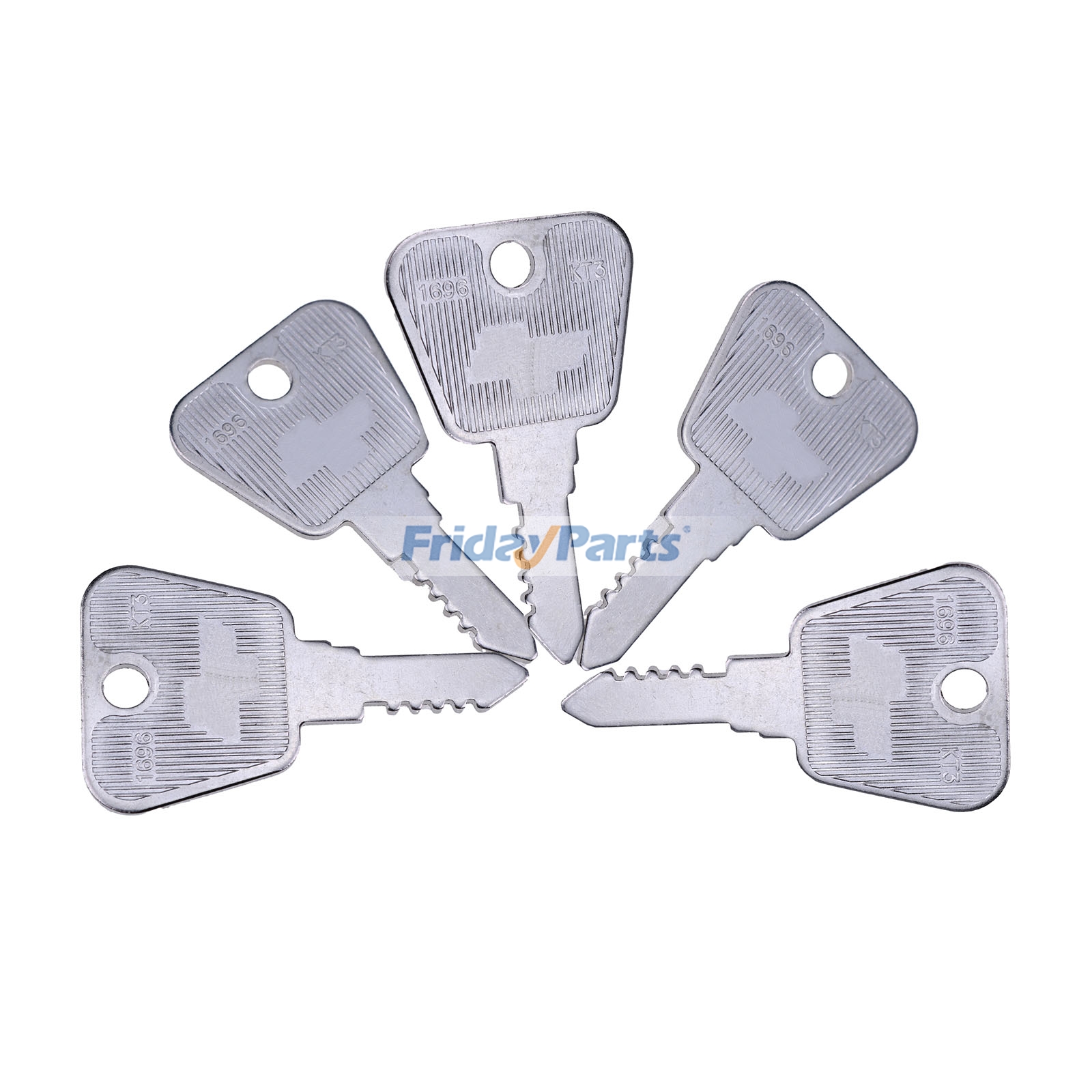 5 Pieces Ignition Key T2545-41151 for Kioti Tractor LB1914 LK2554 LK30 LK3054 LK3054XS LK3504