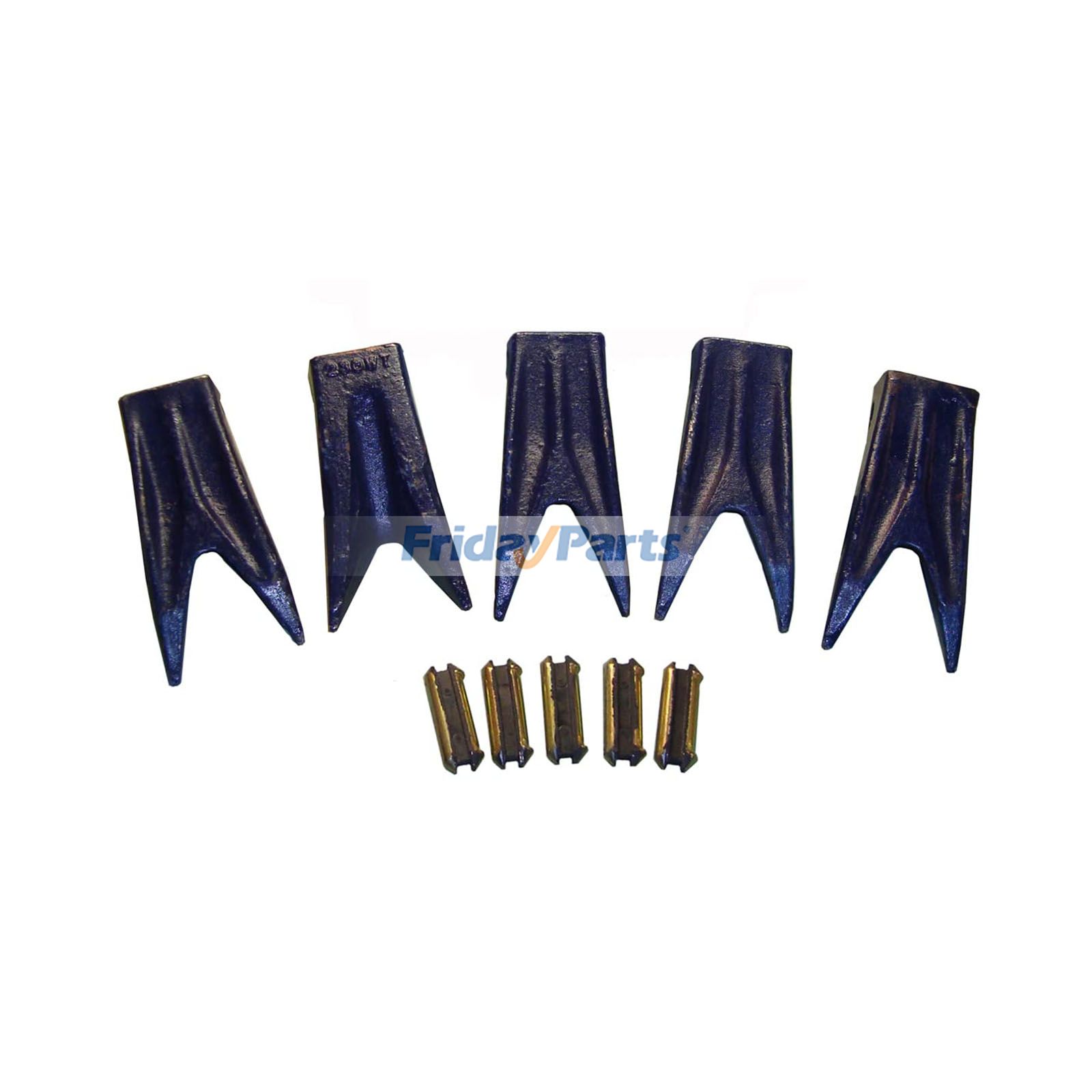 5 Sets Aftermarket H&L Tooth Company 230TW Bucket Tooth & 23FP Flexpin for Excavator