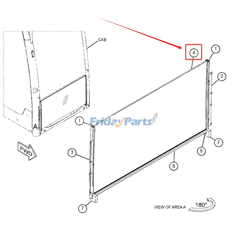 5mm Front Lower Glasserpillar CATGCGCGC 345GC for Engine,Excavator