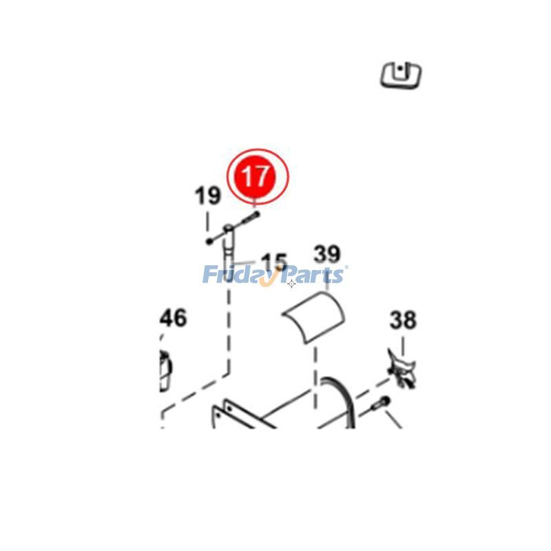 5Pcs Hexagonal Head Fixing Bolt Cap Screw for Loader