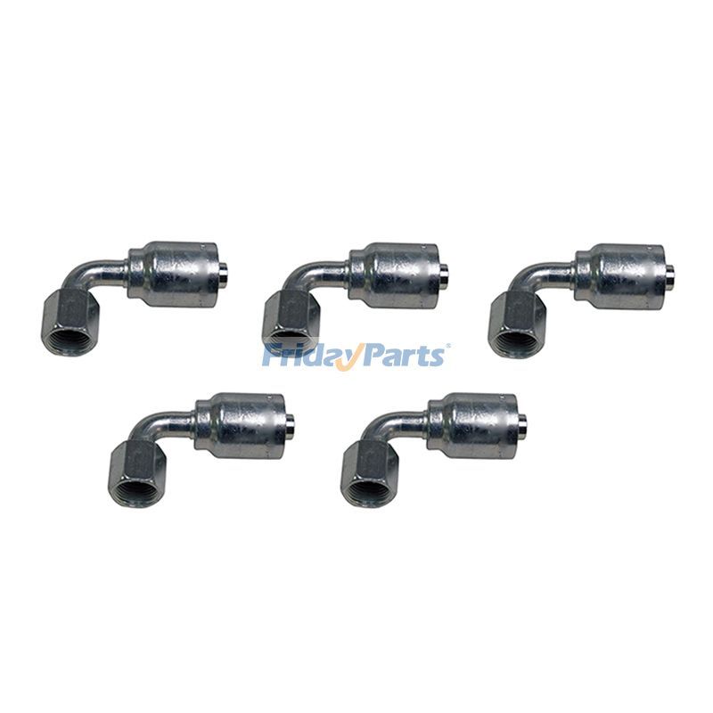 5PCS Hydraulic Hose Fitting With 3/4" Female JIC Swivel 13943-12-12 for Parker
