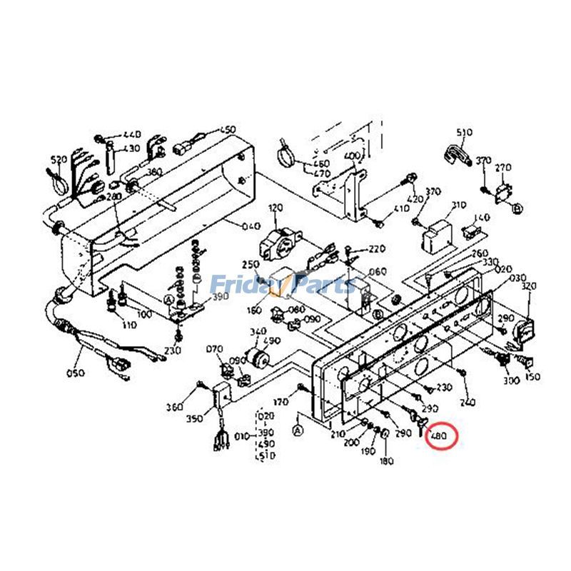 KUBOTA用イグニッションキー 5個 M4900 M6800 M9000