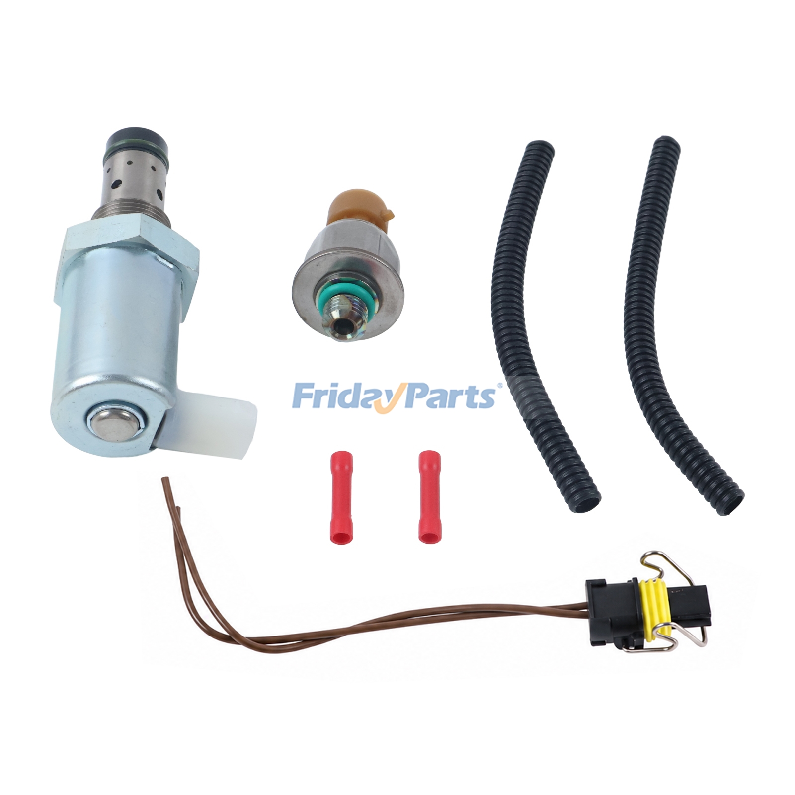 Válvula IPR 6.0 con sensor de control ICP y cable flexible para camioneta Ford F250 F350 F450 F550 2003-2010 de FridayParts