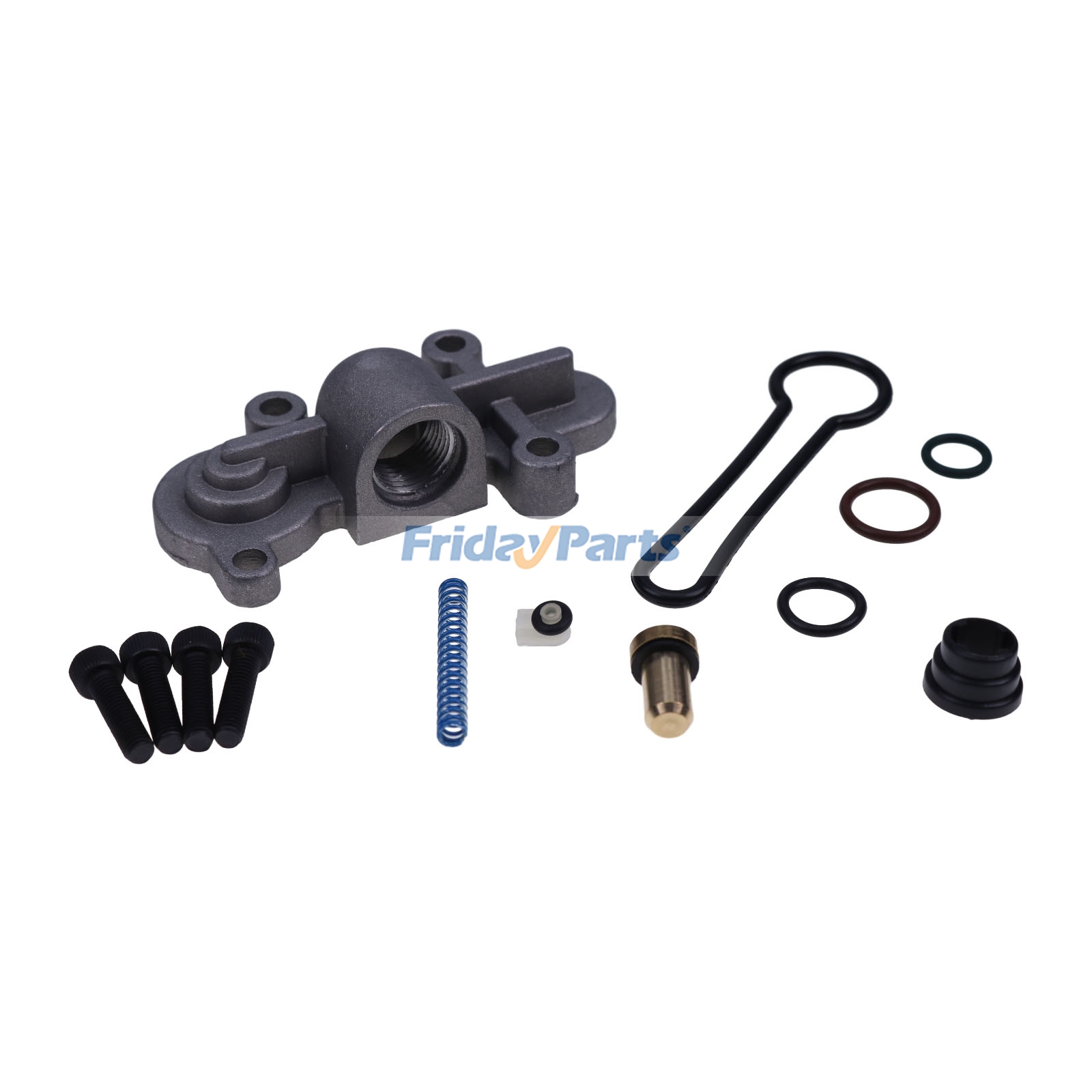6.0L Blue Spring Kit Fuel Pressure Regulator Kit 3C3Z9T517AG for Ford 6.0L Powerstroke Engine