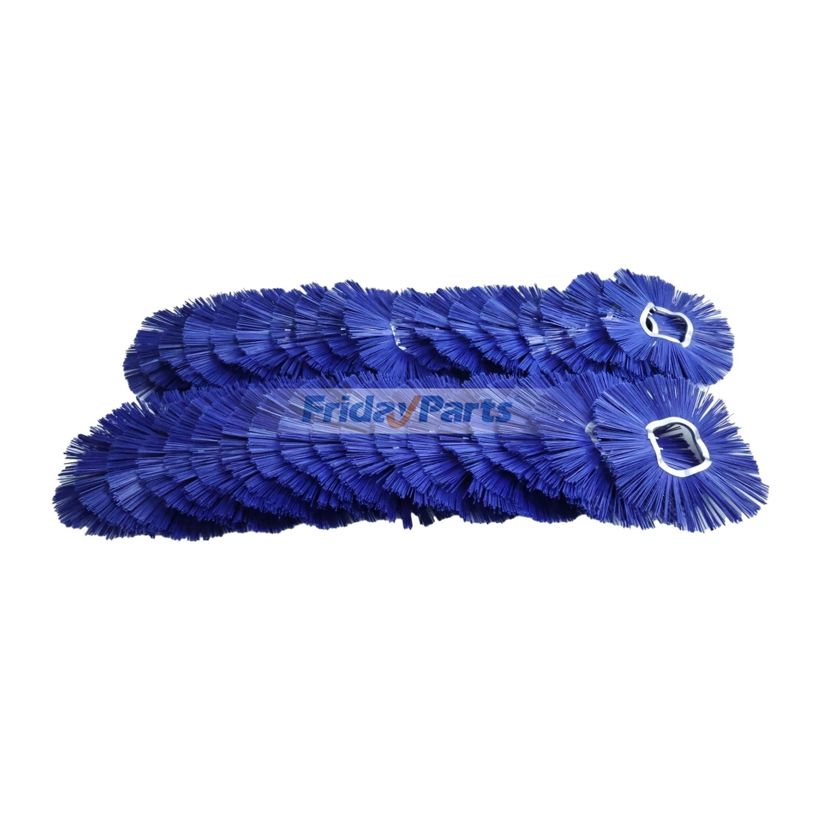 36 piezas de cepillo ondulado estándar azul de 6,4 x 21 3/8" (16,3 x 54,3 cm) 7536151 para barredora Bobcat de 72". para Equipos de limpieza