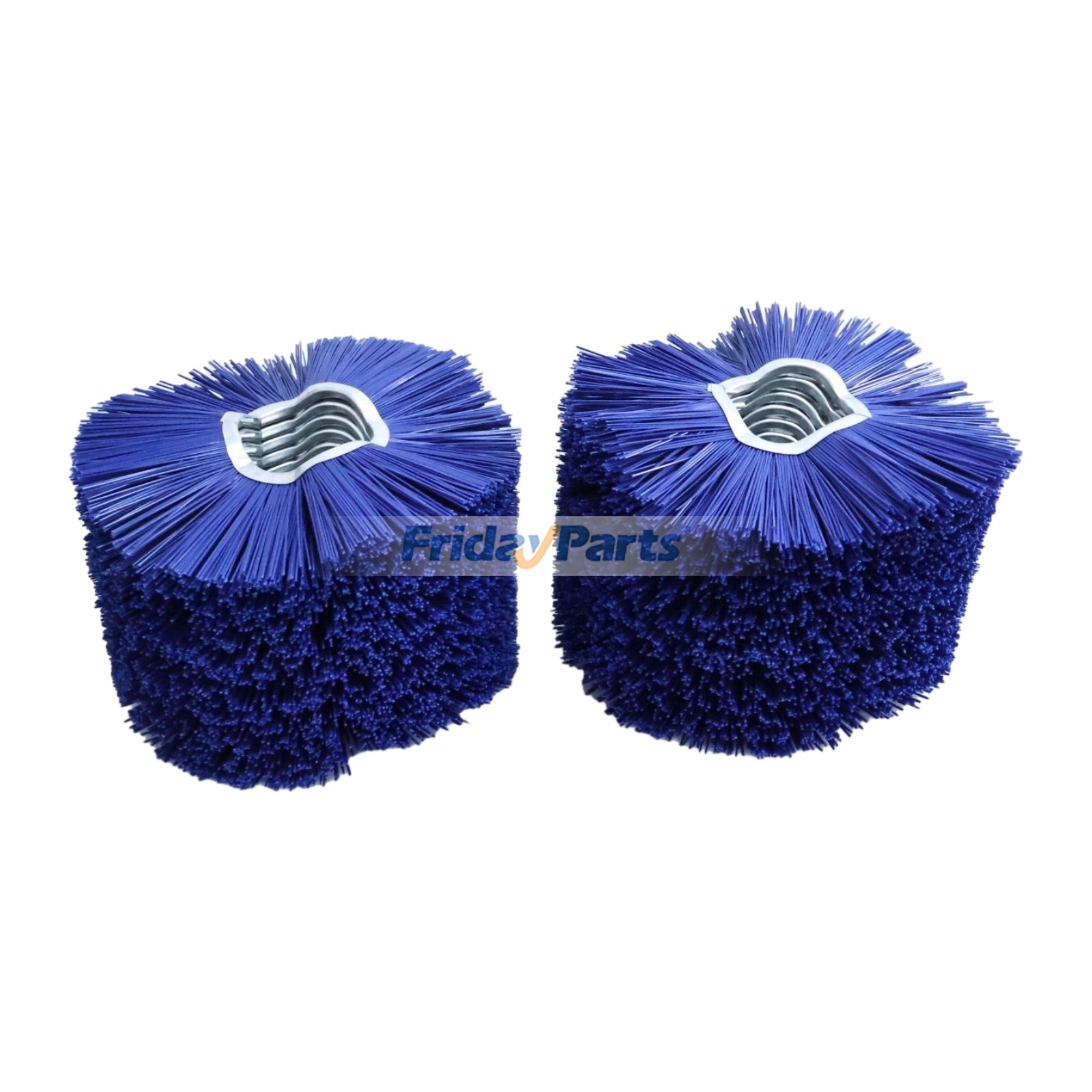 36 piezas de cepillo ondulado estándar azul de 6,4 x 21 3/8" (16,3 x 54,3 cm) 7536151 para barredora Bobcat de 72". de FridayParts