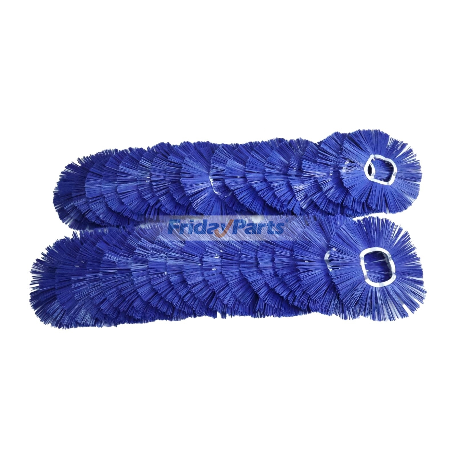 36 piezas de cepillo ondulado estándar azul de 6,4 x 21 3/8" (16,3 x 54,3 cm) 7536151 para barredora Bobcat de 72". para Equipos de limpieza