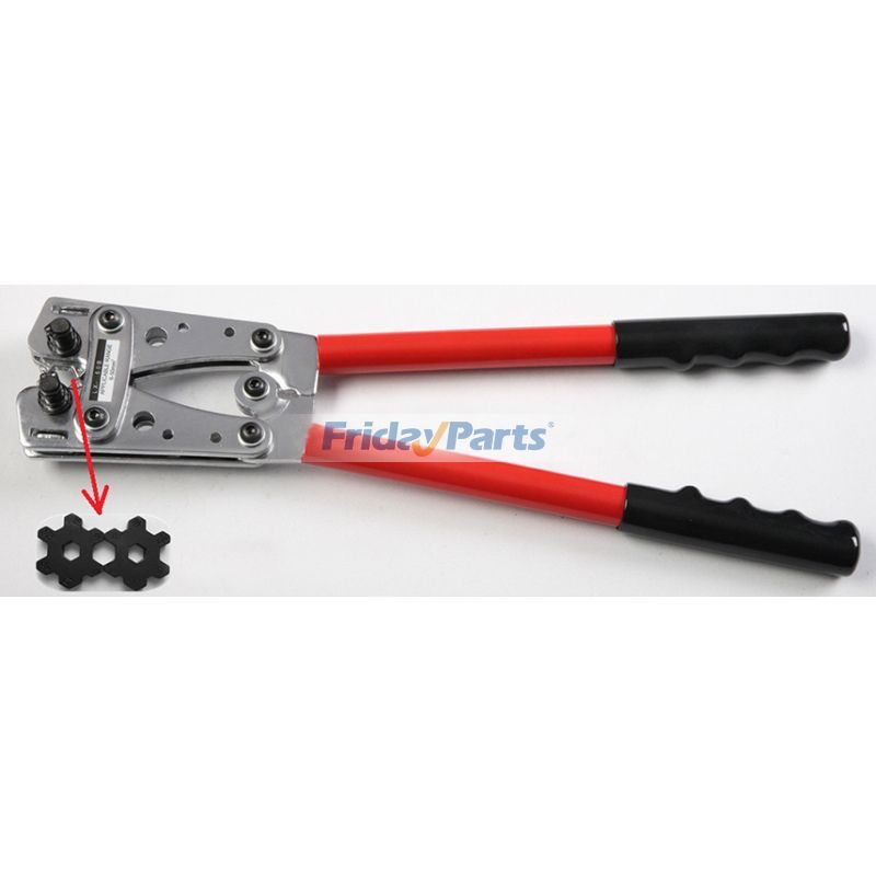 6-50mm² Heavy Duty Hex Crimping Tool for Non-insulated cable links for Others