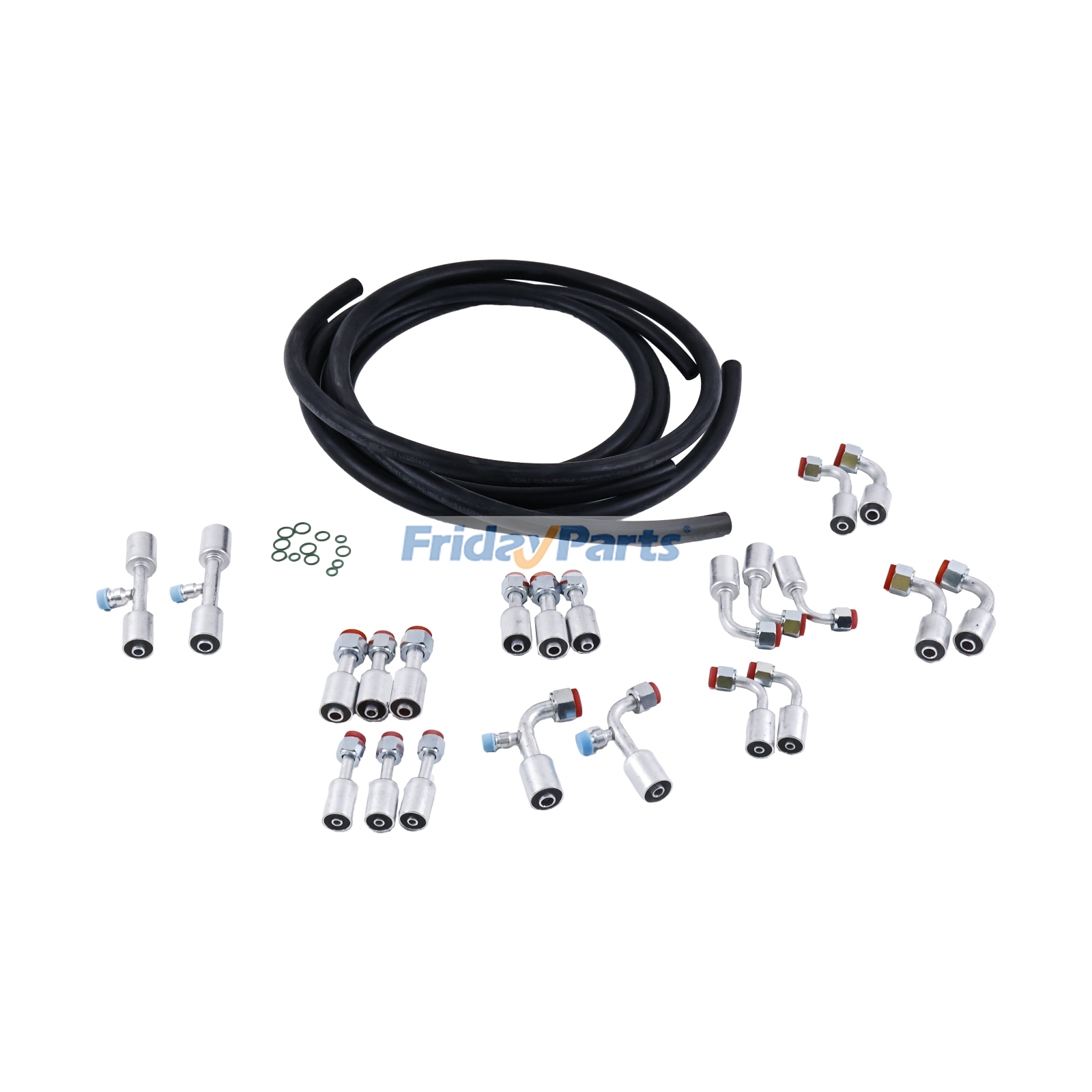 Air Conditioning Hose And Fitting Kit compatible with Vehicle