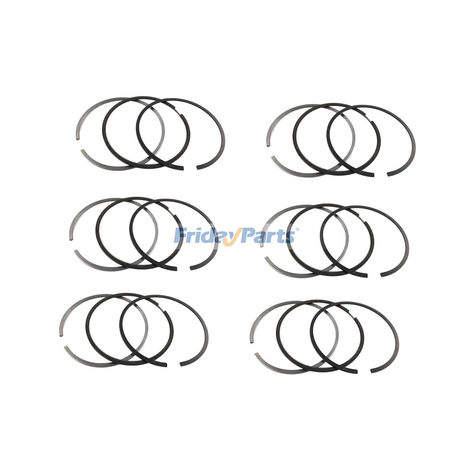 6 Cylinder Piston Ring ME999955 for Mitsubishi Engine 6D16 6D17 Fuso Truck