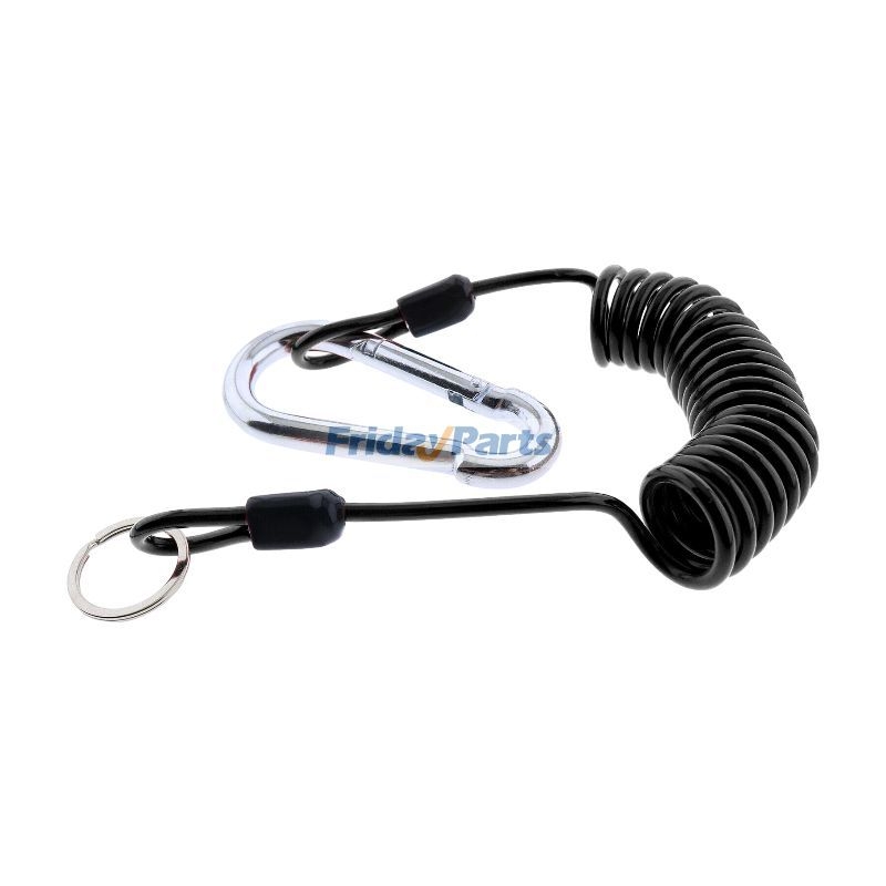 6 Foot Black Breakaway Cable Trailer Breakaway Cable Trailer Safety Rope