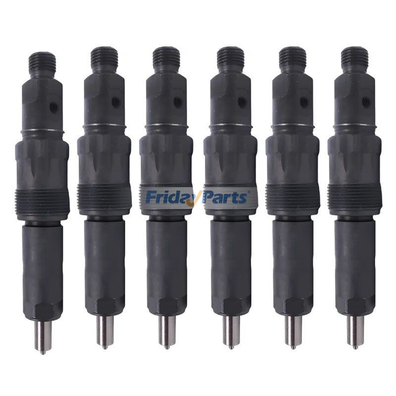 6 Fuel Injectors AR73847 for John Deere Engine 466 619 6466 6619 6068 Tractor 4050E 4250 4440 4450 4455 4640 4650 4840 4850 8430 8440 8450 8630 8640 8650 8760