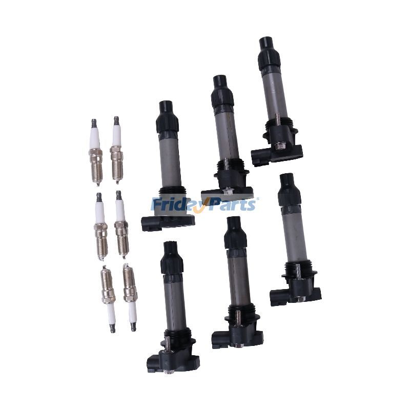 6 juegos de bobinas de encendido y bujías UF569 12632479 para Chevrolet Camaro Colorado Impala Cadillac ATS CTS SRX de FridayParts