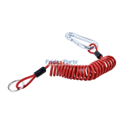 Spring Brake Cable 6 Inches Breakaway Trailer Brake Cable RV Stainless Steel Spring Towing